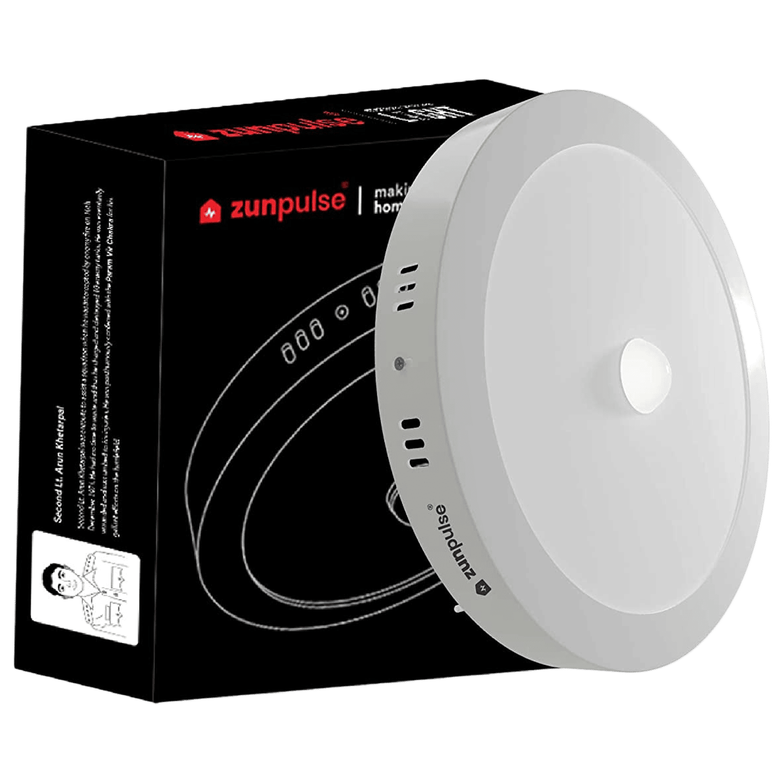 Buy Zunpulse 12 Watts Smart Light (Motion Sensor, ZP053, White) Online